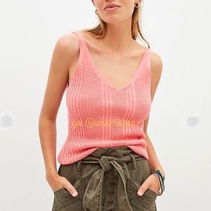 Coral Knit Tank